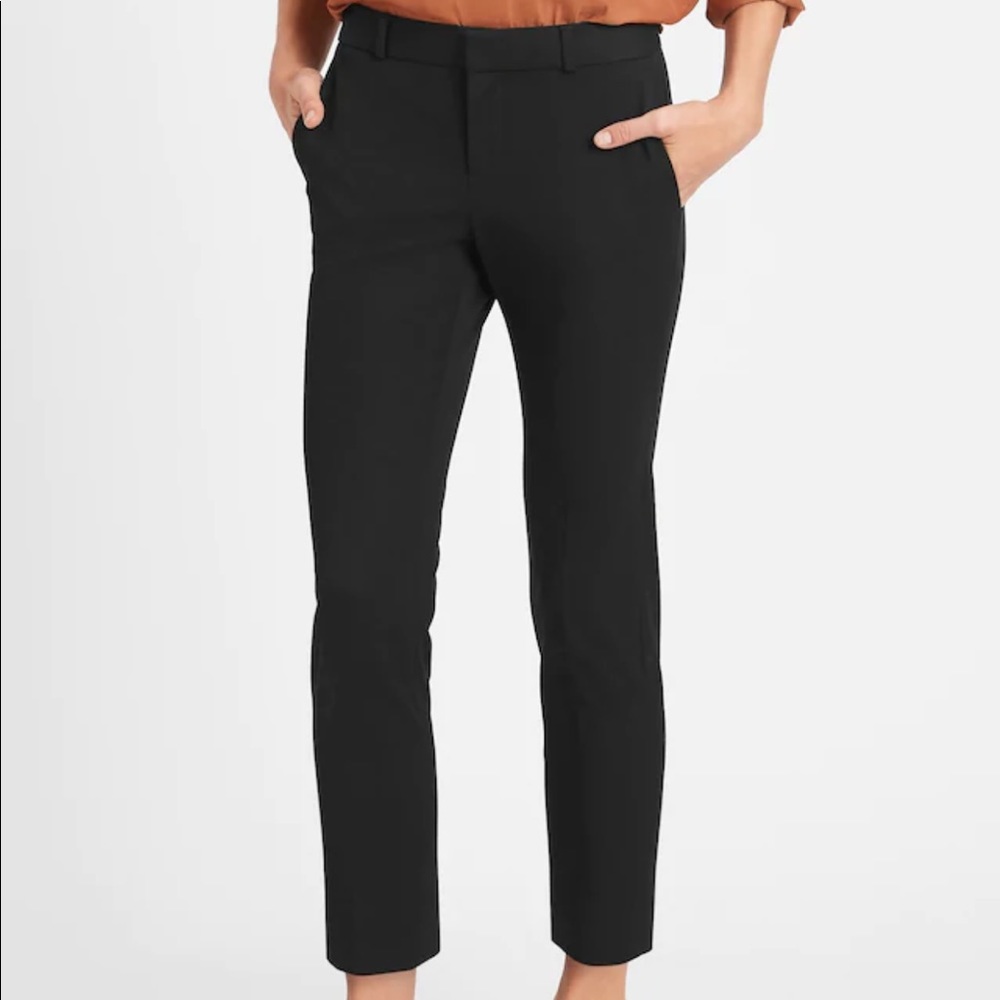 Banana Republic Avery Straight-Fit Ankle Pant